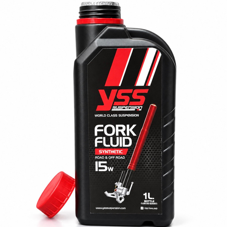 روغن مخصوص کمک فنر جلو YSS Fork Fluid 15W حجم یک لیتری ساخت تایلند اصل کد 202447