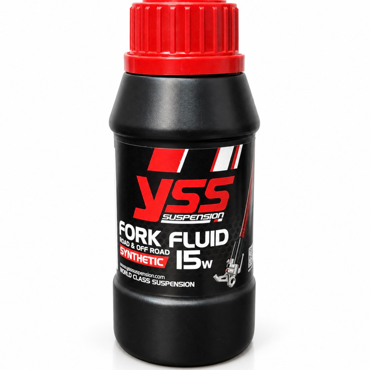 روغن مخصوص کمک فنر جلو YSS Fork Fluid 15W حجم 250ml ساخت تایلند اصل کد ۲۰۰۸۶۹
