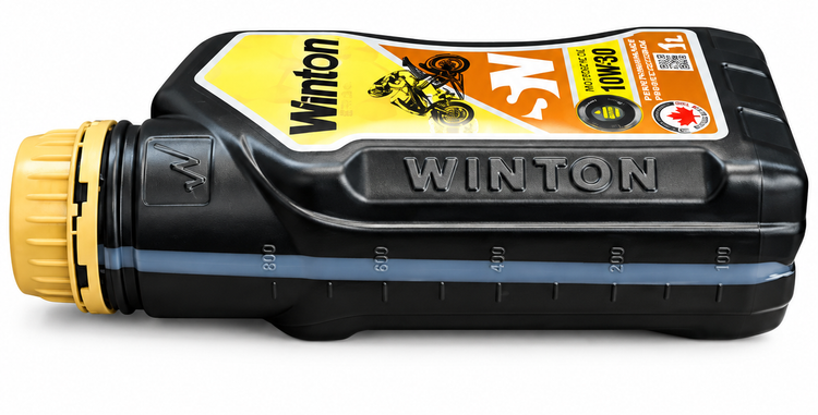 روغن موتور سیکلت وینتون مخصوص موتور های دنده ای WINTON 10W50 MA2 SN فول سنتتیک تحت لیسانس کانادا اصل کد 200888