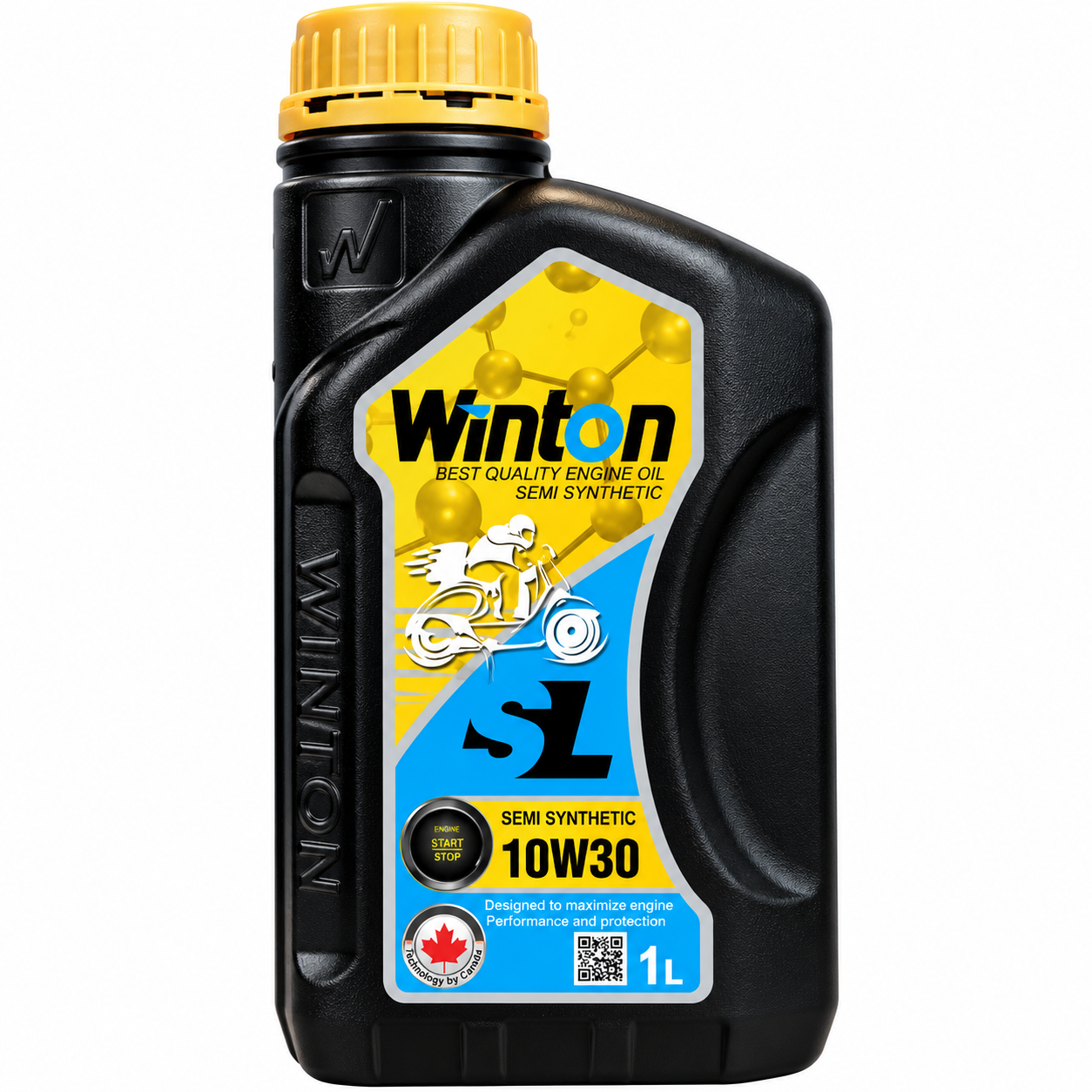 روغن موتور سیکلت مخصوص موتور های اسکوتر وینتون WINTON 10W30 MB SL / تحت لیسانس کانادا کد 200573
