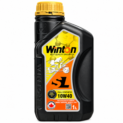 روغن موتور سیکلت مخصوص موتور های اسکوتر وینتون WITON 10W40 MB SL فول سنتتیک / تحت لیسانس کانادا کد 200885