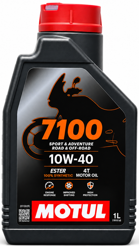 روغن موتور مخصوص موتور های دنده ای موتول 10W40 مدل 7100 MOTUL / ساخت ایتالیا اصل کد ۲۰۱۱۱۸