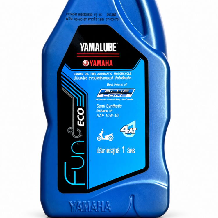 روغن موتور مخصوص موتورهای اسکوتر یاماها یامالوب 1 لیتر YAMAHA YAMALUBE 10W40 / ساخت تایلند اصل کد ۰۰۰۲۲۶