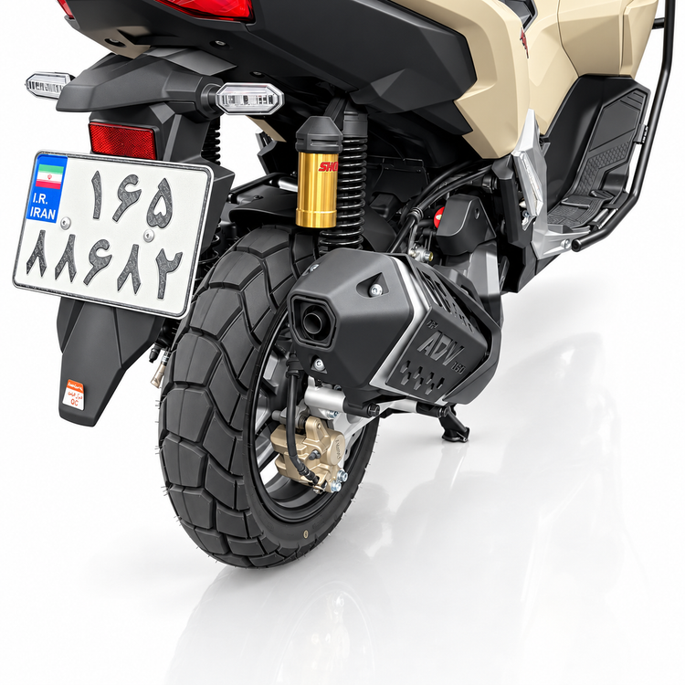 محافظ اگزوز هوندا HONDA ADV160 کد 202325
