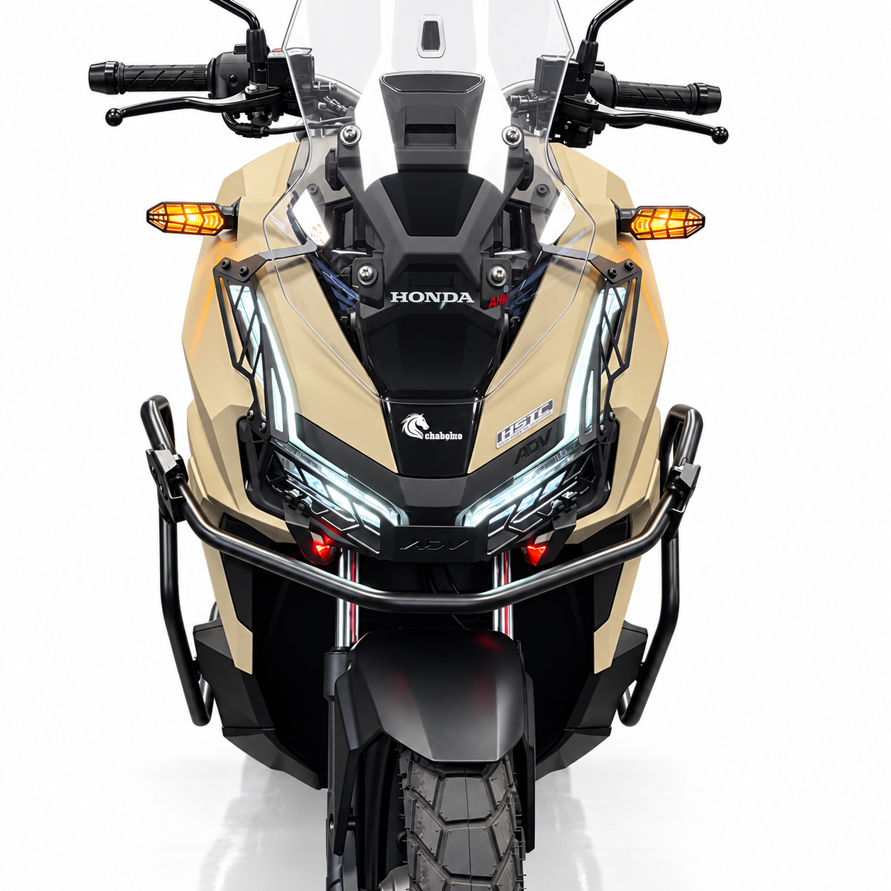 گارد قسمت جلو / محافظ بدنه سه تیکه هوندا HONDA ADV 160 کد 200857