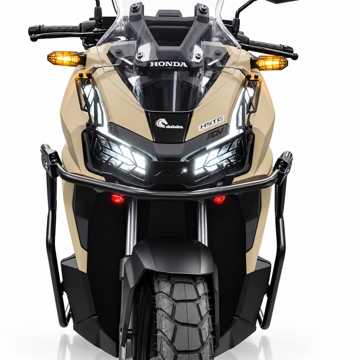 محافظ چراغ جلو فلزی HONDA ADV150 ADV160 کد 201117
