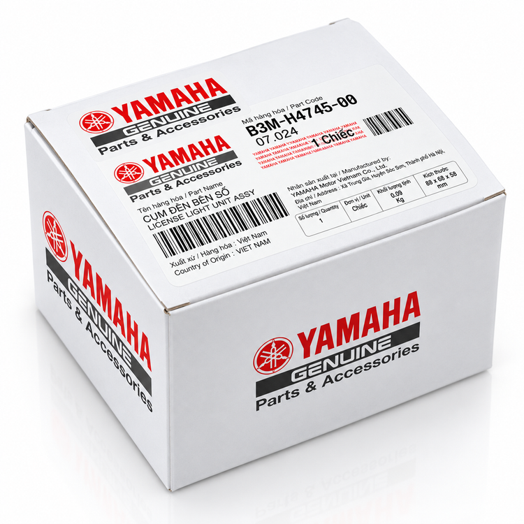 چراغ پلاک YAMAHA WR 155 ساخت ویتنام اصل کد 201954