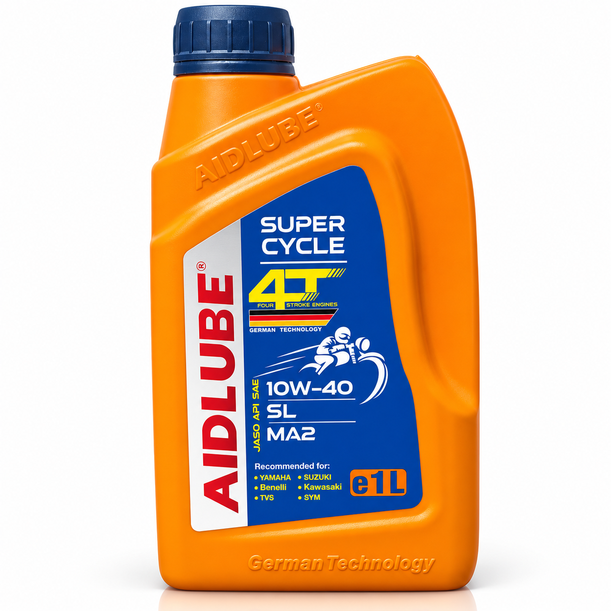 روغن موتور ایدلوب حجم 1 لیتر AIDLUBE 10W40 SL مخصوص موتورهای دنده ای  تحت لیسانس ایدلوب آلمان اصل کد ۲۰۱۳۸6