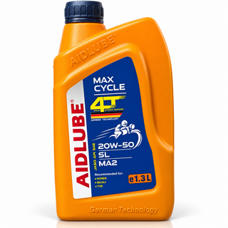 روغن موتور ایدلوب حجم 1/300 AIDLUBE 20W50 MA2 SL مخصوص موتورهای دنده ای تحت لیسانس ایدلوب آلمان اصل کد 202440