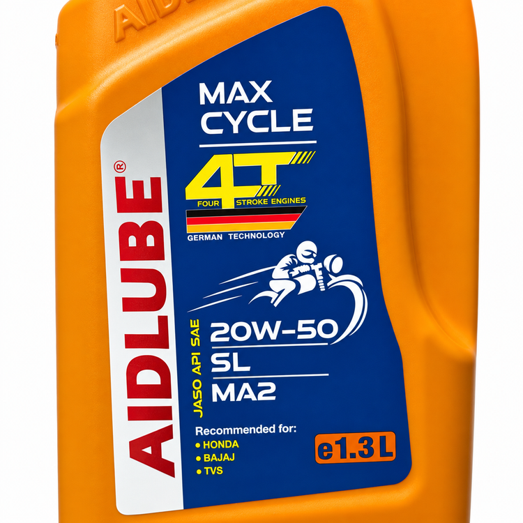 روغن موتور ایدلوب حجم 1/300 AIDLUBE 20W50 MA2 SL مخصوص موتورهای دنده ای تحت لیسانس ایدلوب آلمان اصل کد 202440