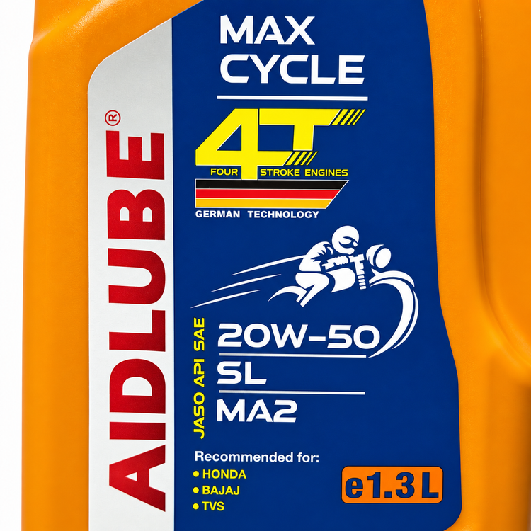 روغن موتور ایدلوب حجم 1/300 AIDLUBE 20W50 MA2 SL مخصوص موتورهای دنده ای تحت لیسانس ایدلوب آلمان اصل کد 202440