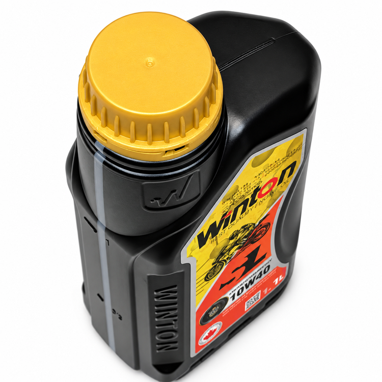 روغن موتور سیکلت مخصوص موتور های دنده ای وینتون حجم 1/300 WINTON 10W40 MA2 SL / تحت لیسانس کانادا اصل کد 202442