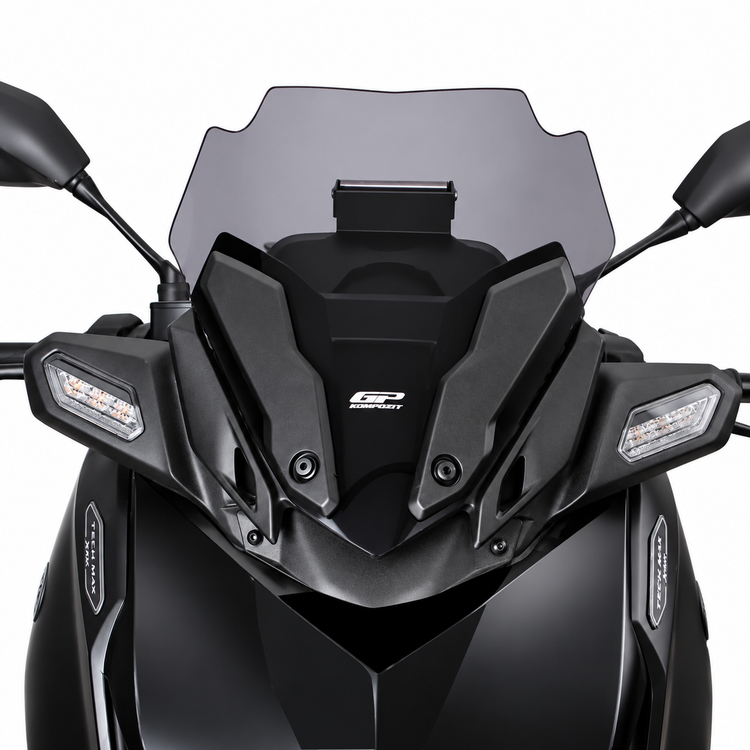 طلق کوتاه / شیلد اسپرت دودی GP KOMPOZIT YAMAHA Xmax 40cm ساخت ترکیه اصل 200614