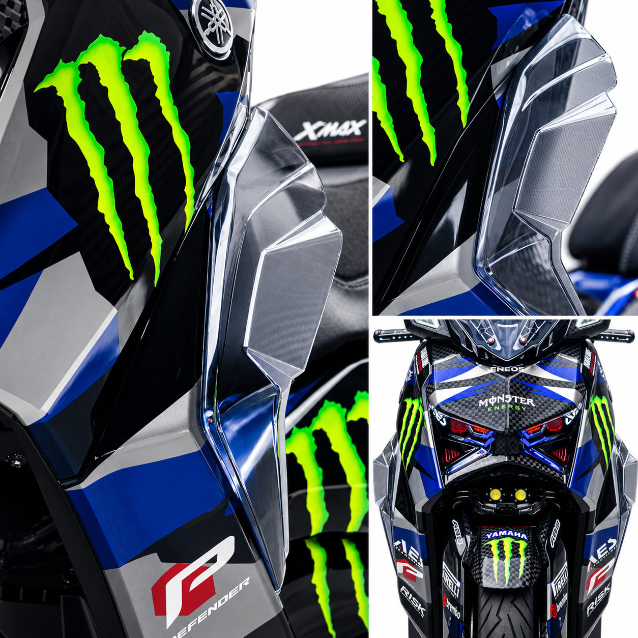 طلق جلو پا اسپرت YAMAHA Xmax New Face / ساخت اندونزی اصل کد ۲۰۰۴۵۵