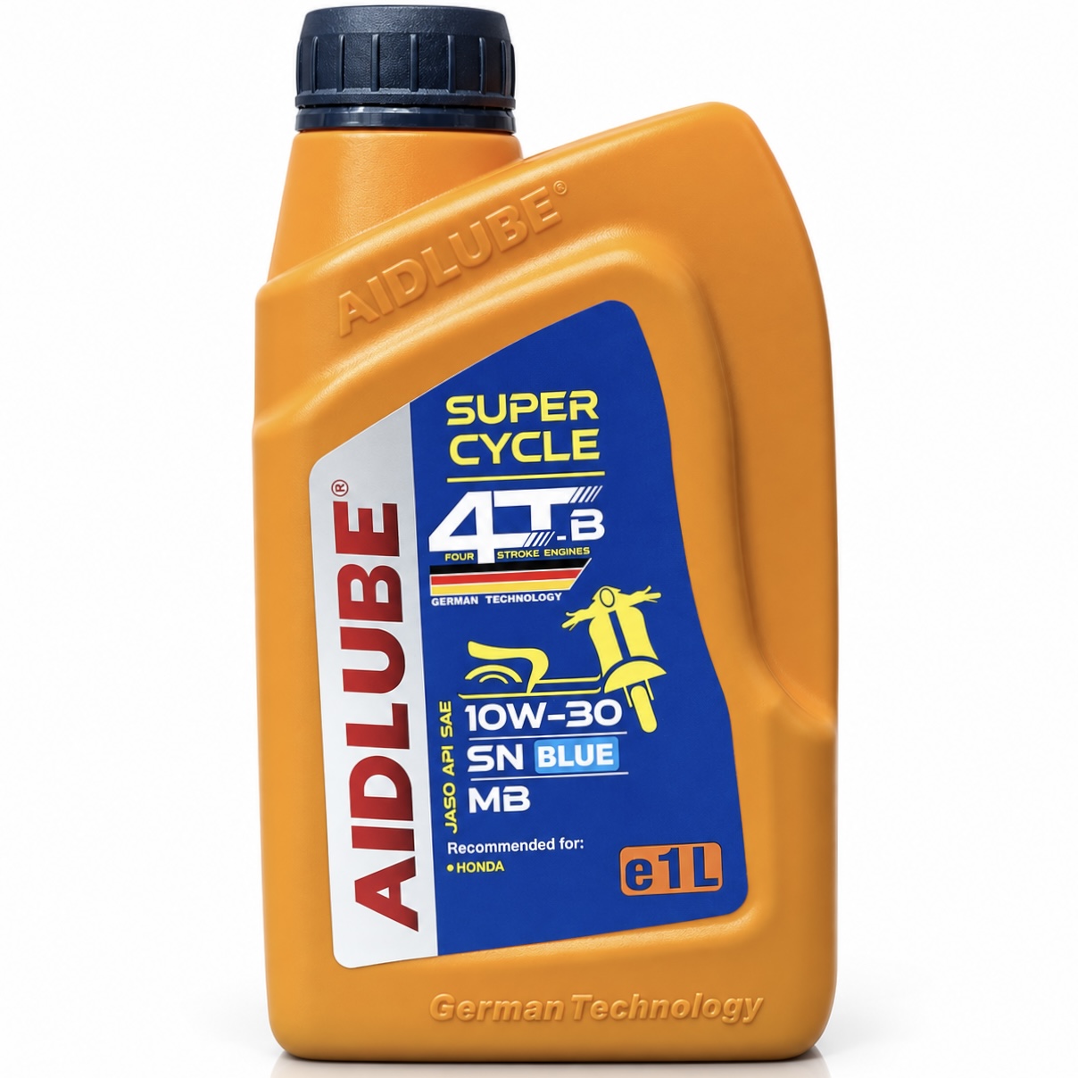 روغن موتور سیکلت ایدلوب AIDLUBE 10W30 SN مخصوص موتورهای اسکوتر تحت لیسانس ایدلوب آلمان اصل کد ۲۰۱۳۸۷