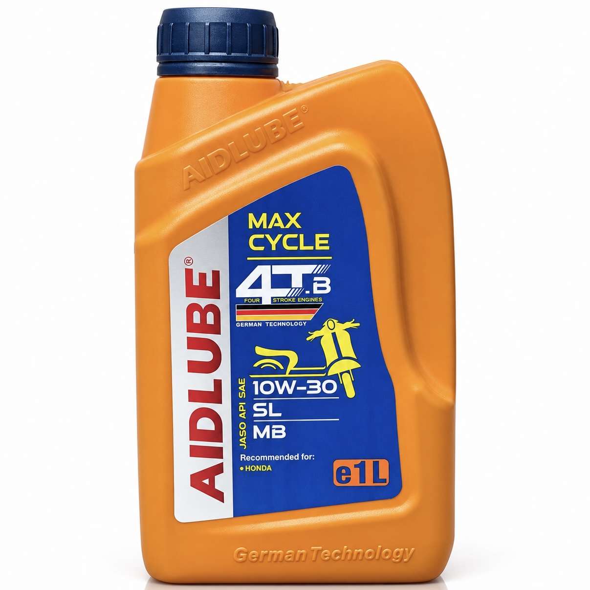 روغن موتور سیکلت ایدلوب AIDLUBE 10W30 SL مخصوص موتورهای اسکوتر نیمه سنتتیک تحت لیسانس ایدلوب آلمان / اصل کد ۲۰۱۳۸۸