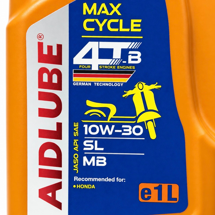 روغن موتور سیکلت ایدلوب AIDLUBE 10W30 SL مخصوص موتورهای اسکوتر نیمه سنتتیک تحت لیسانس ایدلوب آلمان / اصل کد ۲۰۱۳۸۸
