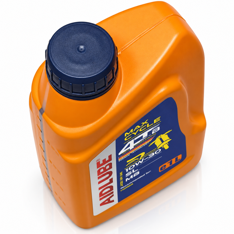 روغن موتور سیکلت ایدلوب AIDLUBE 10W30 SL مخصوص موتورهای اسکوتر نیمه سنتتیک تحت لیسانس ایدلوب آلمان / اصل کد ۲۰۱۳۸۸