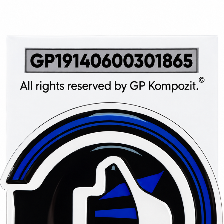پد باک آبی GP Kompozit YAMAHA MT25 ساخت ترکیه اصل کد ۰۰۰۱۳۵