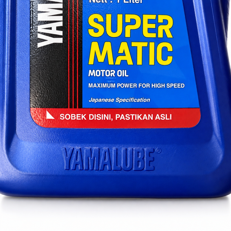 روغن موتور مخصوص موتورهای اسکوتر 1 لیتر 10W40 MB یامالوب سوپر متیک یاماها YAMAHA SUPER MATIC / ساخت اندونزی اصل کد ۲۰۰۴۷۴