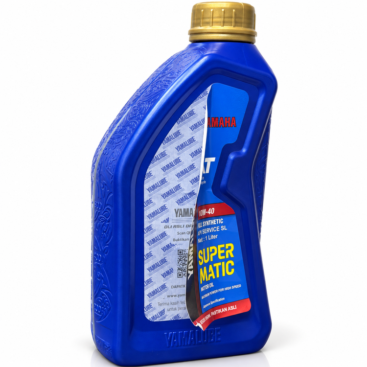 روغن موتور مخصوص موتورهای اسکوتر 1 لیتر 10W40 MB یامالوب سوپر متیک یاماها YAMAHA SUPER MATIC / ساخت اندونزی اصل کد ۲۰۰۴۷۴