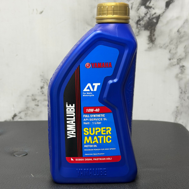 روغن موتور مخصوص موتورهای اسکوتر 1 لیتر 10W40 MB یامالوب سوپر متیک یاماها YAMAHA SUPER MATIC / ساخت اندونزی اصل کد ۲۰۰۴۷۴