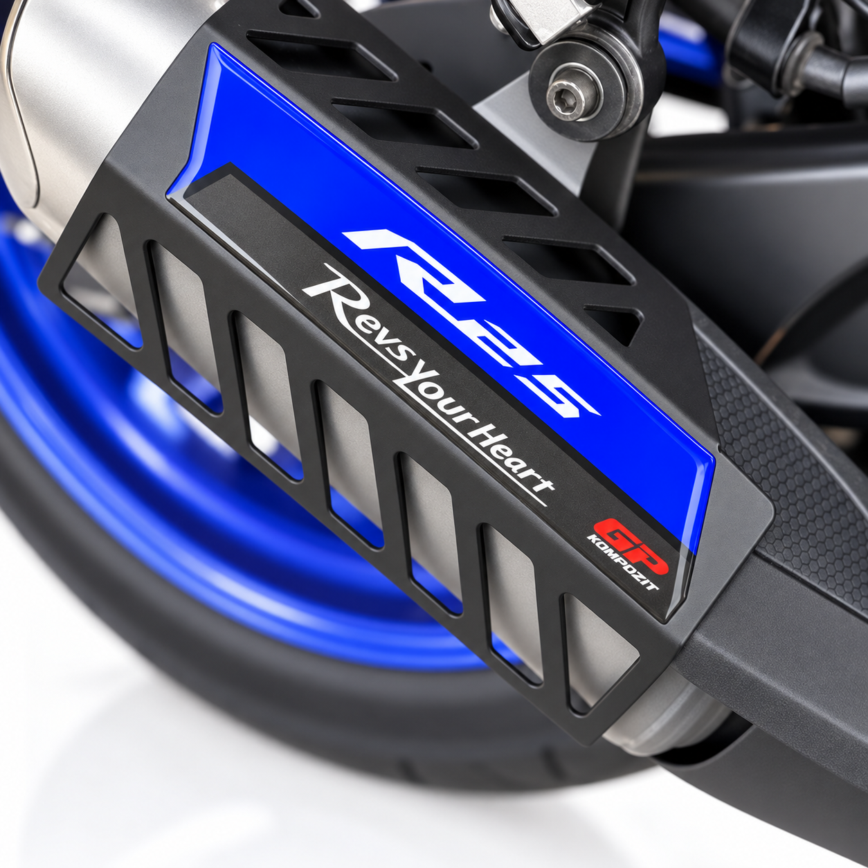 محافظ اگزوز یاماهاGP YAMAHA R25 Blue کد 201515
