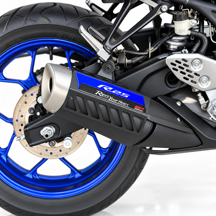محافظ اگزوز یاماهاGP YAMAHA R25 Blue کد 201515