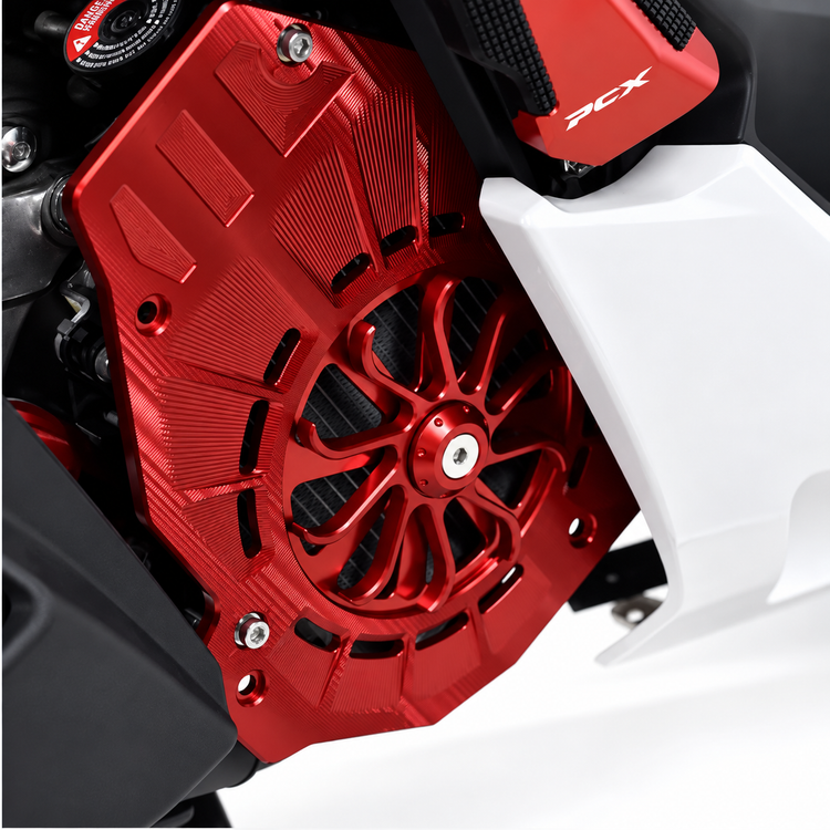 کاور فن چرخشی روی رادیات محافظ رادیات HONDA ADV160 PCX160 PCX150 اصل کد 201073