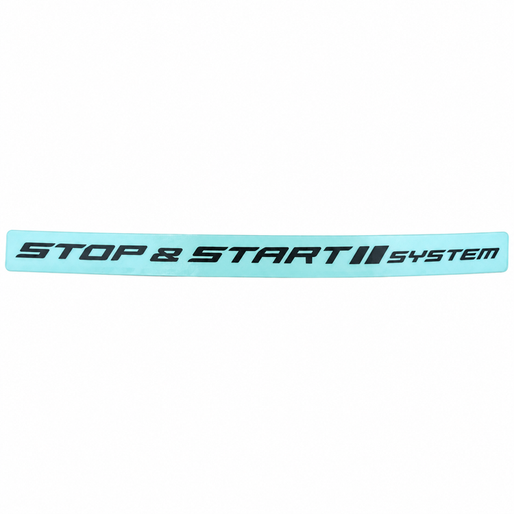 استيکر/ برچسب STOP & START بغل چراغ سمت چپ YAMAHA Nmax ساخت اندونزی اصل کد 201949