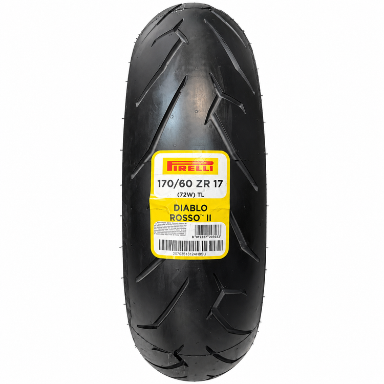 ست لاستیک پیرلی 120/70/17 و 170/60/17 دیابلو روسو 2 اصل PIRELLI DIABLO ROSSO II