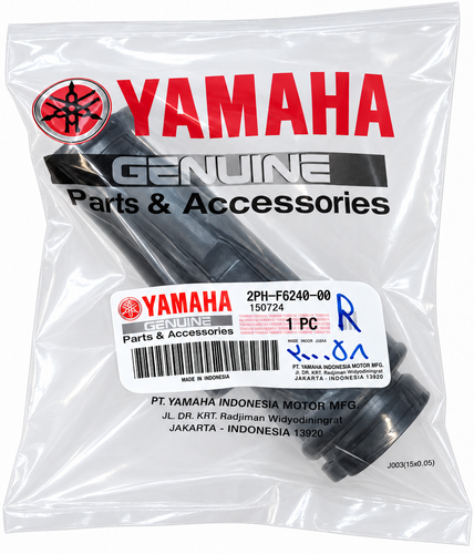 گریپ سمت راست/ لاستیک سر فرمان YAMAHA ساخت اندونزی اصل کد 200058