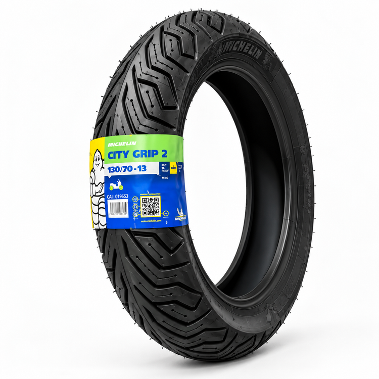 لاستیک میشلن MICHELIN CITY GRIP2 سایز 130/70/13 ساخت کشور صربستان اصل کد 202448