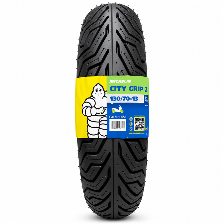 لاستیک میشلن MICHELIN CITY GRIP2 سایز 130/70/13 ساخت کشور صربستان اصل کد 202448