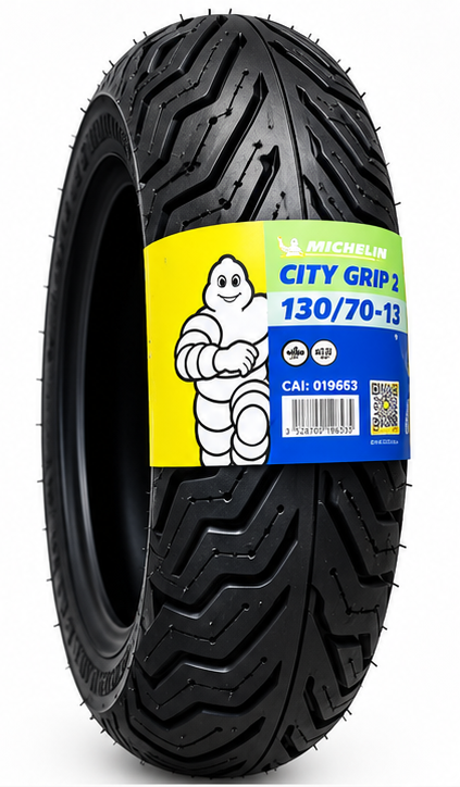 لاستیک میشلن MICHELIN CITY GRIP2 سایز 130/70/13 ساخت کشور صربستان اصل کد 202448
