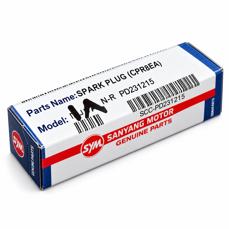 شمع پایه بلند NGK CPR8E مخصوص موتورسیکلت SYM NA 180 اصل کد 202487