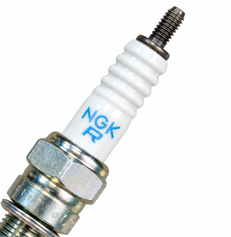 شمع پایه بلند NGK CPR8E مخصوص موتورسیکلت SYM NA 180 اصل کد 202487