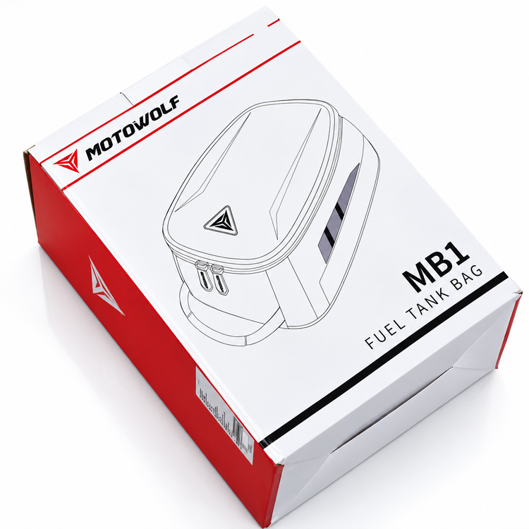 کیف روباک (آهنربایی) ضد آب و ضد باد موتور سیکلت برند موتو ولف / MOTOWOLF / مدل MB1کد 000138