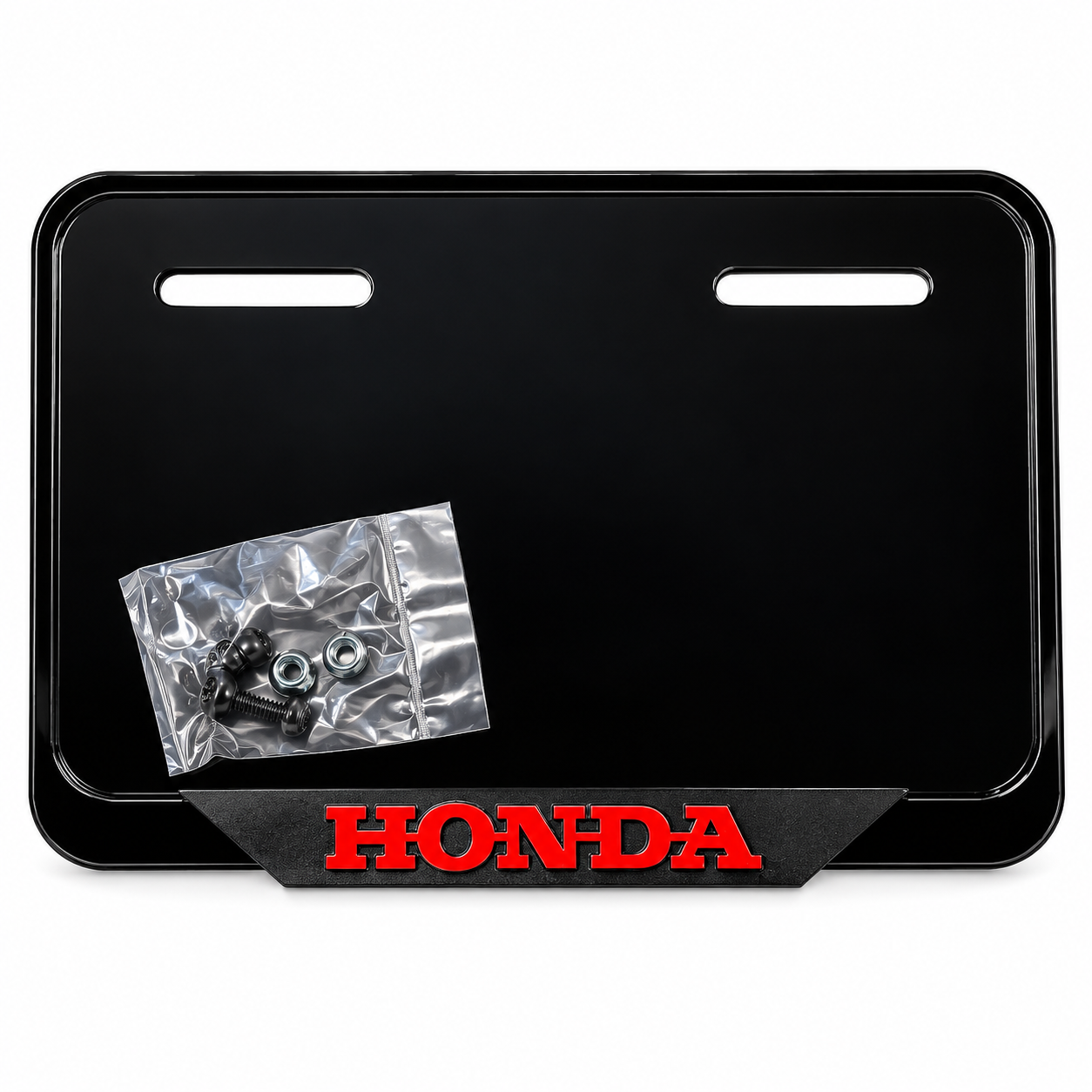 قاب پلاک اسپرت موتورسیکلت رنگ قرمز/ مناسب تمام موتورهای برند HONDA کد 202244