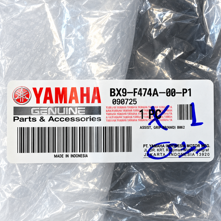 دستگیره عقب سمت چپ تیتانیوم YAMAHA Xmax 250 /300 ساخت اندونزی اصل کد 201279