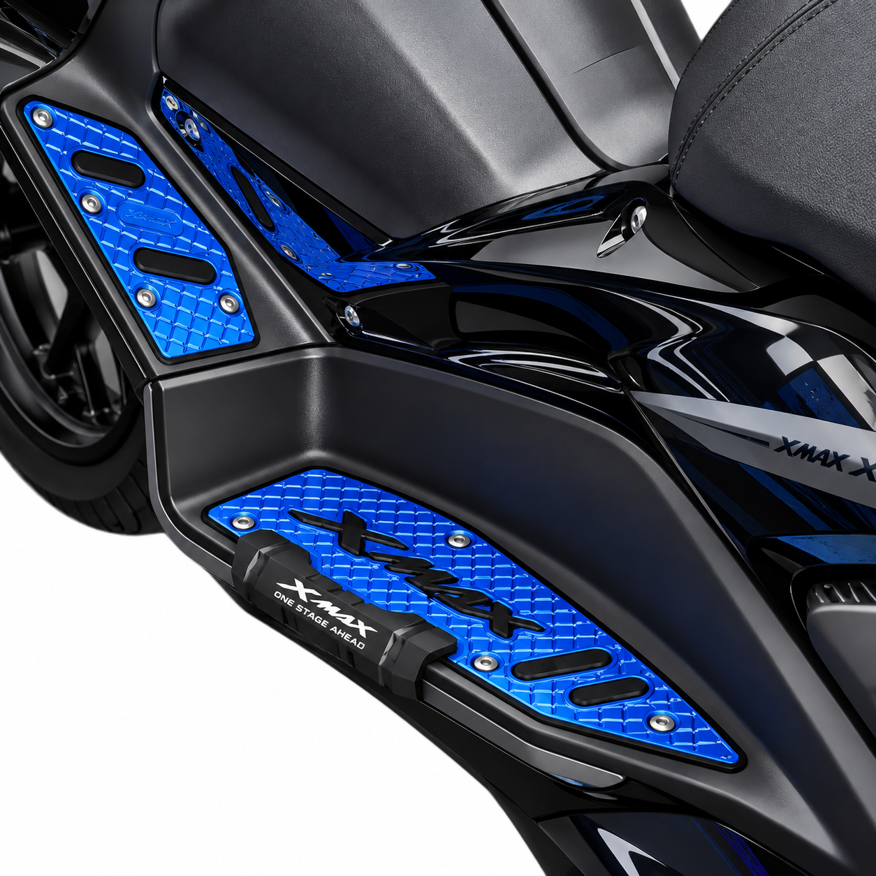کف پایی اسپرت آبی YAMAHA Xmax ساخت تایلند اصل کد 201756