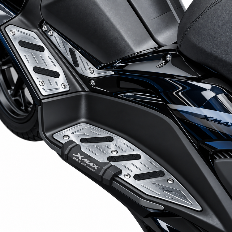 کف پایی اسپرت رنگ تیتانیوم YAMAHA Xmax ساخت تایلند اصل کد 201711