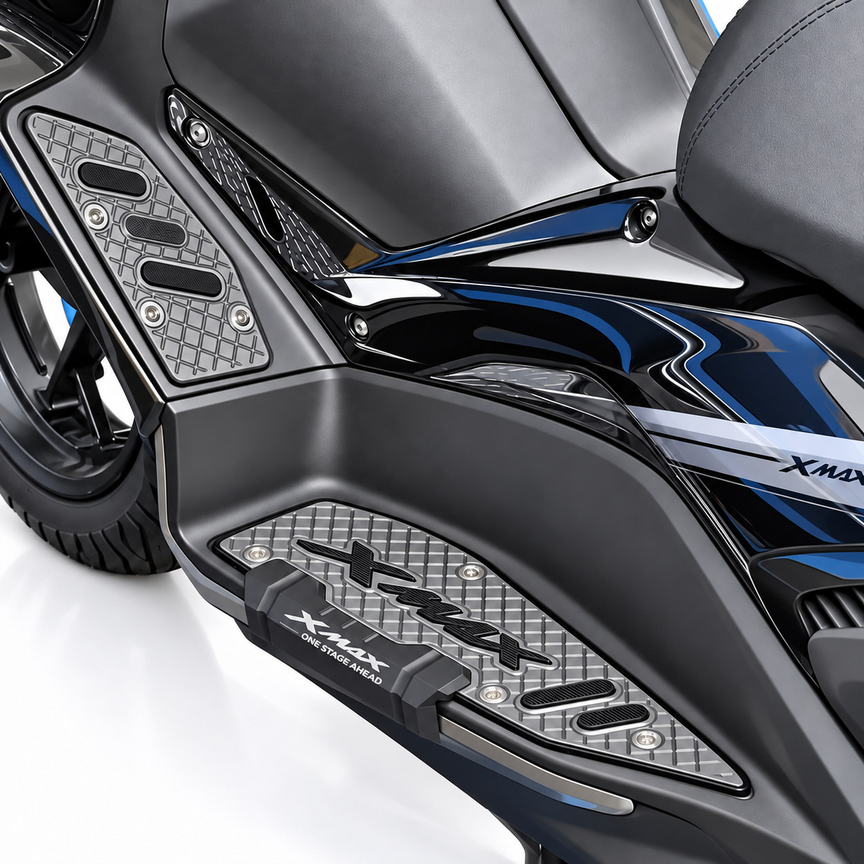 کف پایی اسپرت رنگ ناردوگری YAMAHA Xmax ساخت تایلند اصل کد 201758