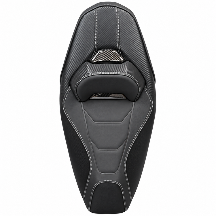 زین اسپرت اسپشیال HONDA PCX 160 مشکی پلاک کربن کد 201716