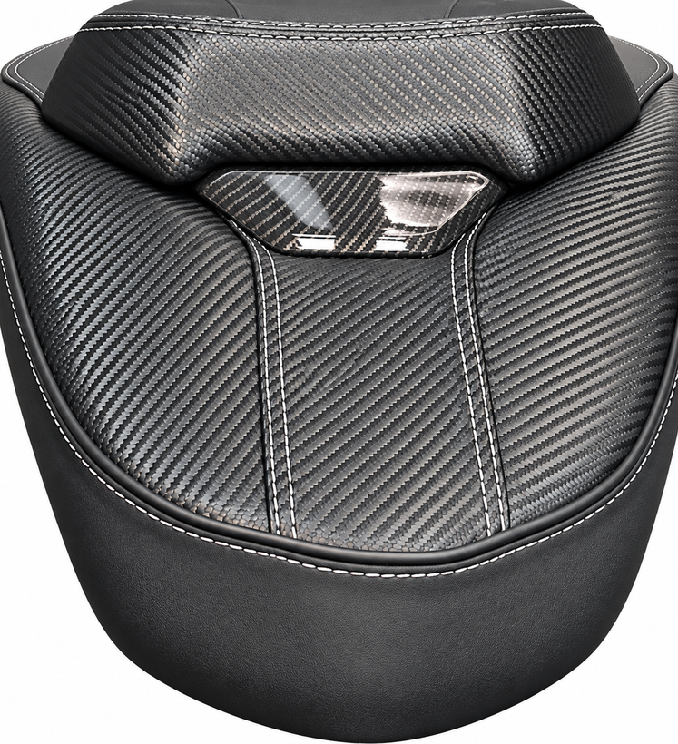 زین اسپرت اسپشیال HONDA PCX 160 مشکی پلاک کربن کد 201716